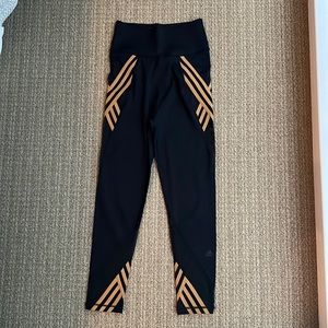 Ivy Park Black and Tan High Waisted Leggings
